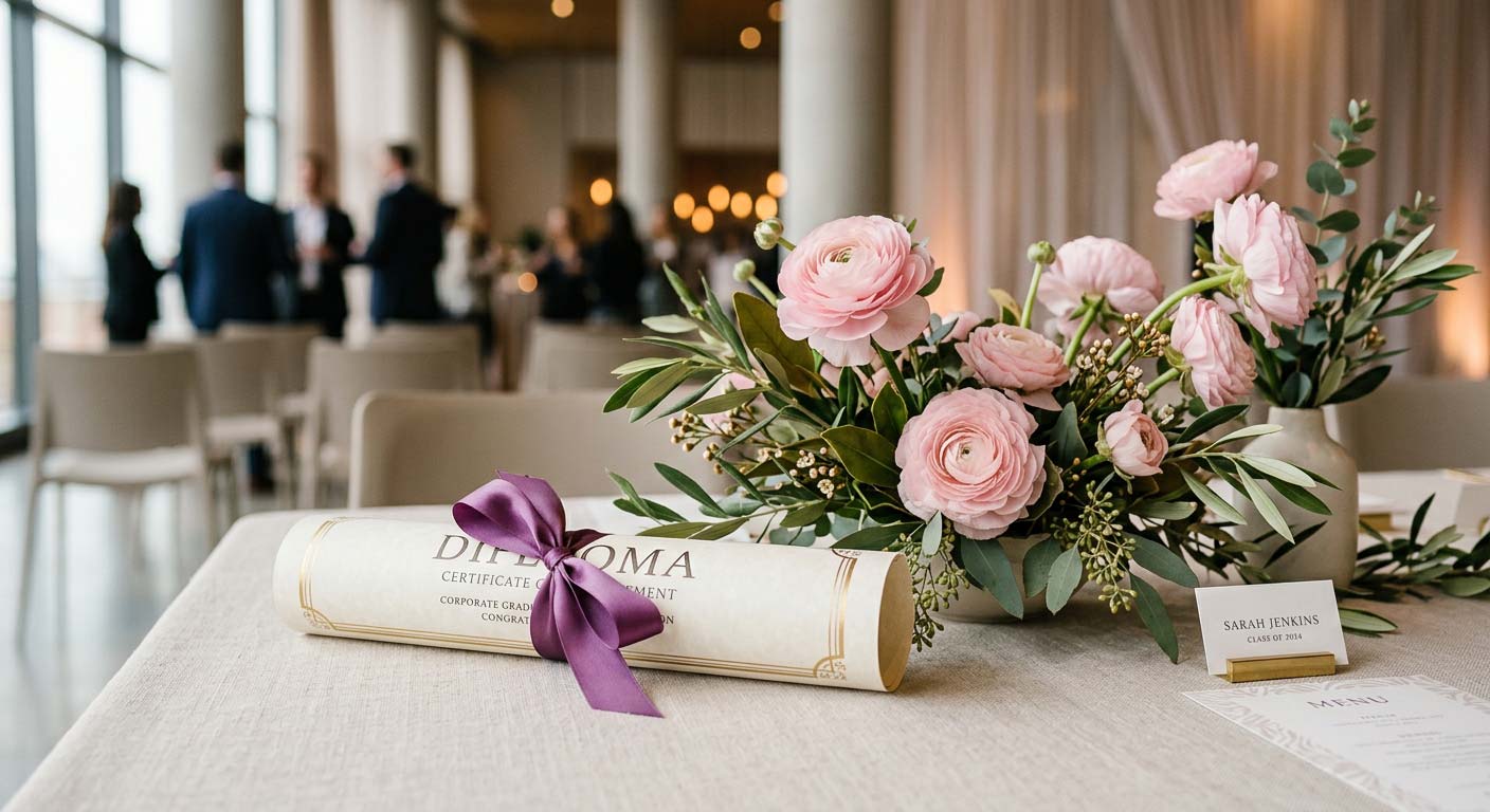 Celebración Elegante de Graduación